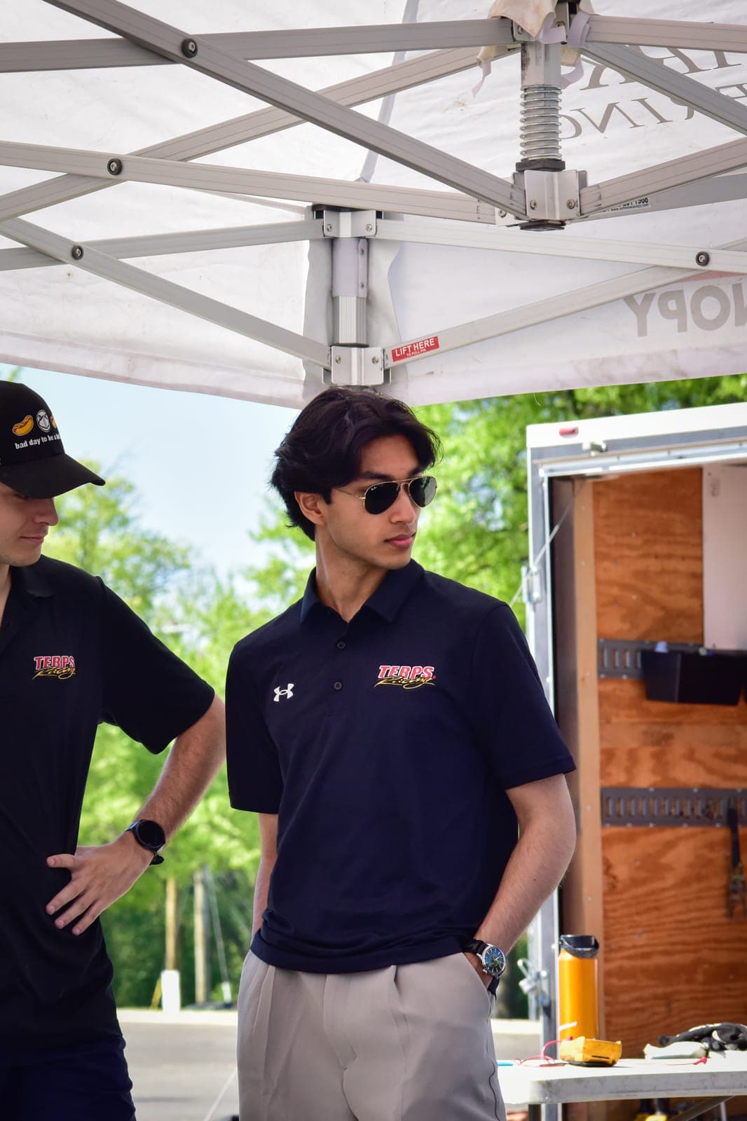 Working at mock competition